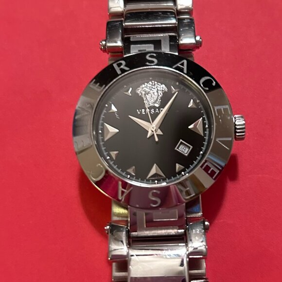 Versace Black Dial Watch Stainless Steel main image 8